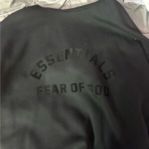 Essentials Black Hoodie